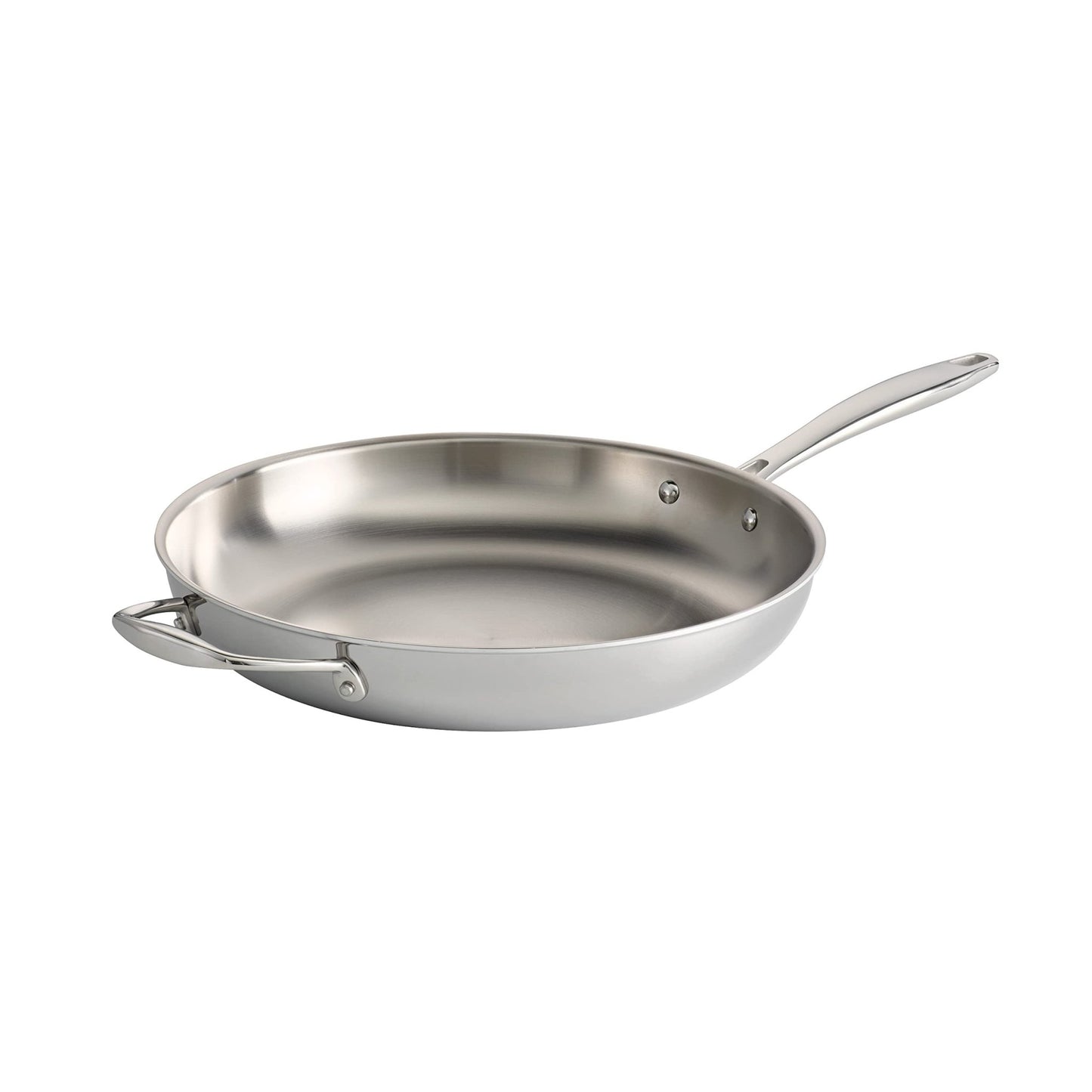 Tramontina Tri - Ply Clad Stainless Steel 12" Large Frying Pan - electronicsexpo.com - Frying Pans & Skillets