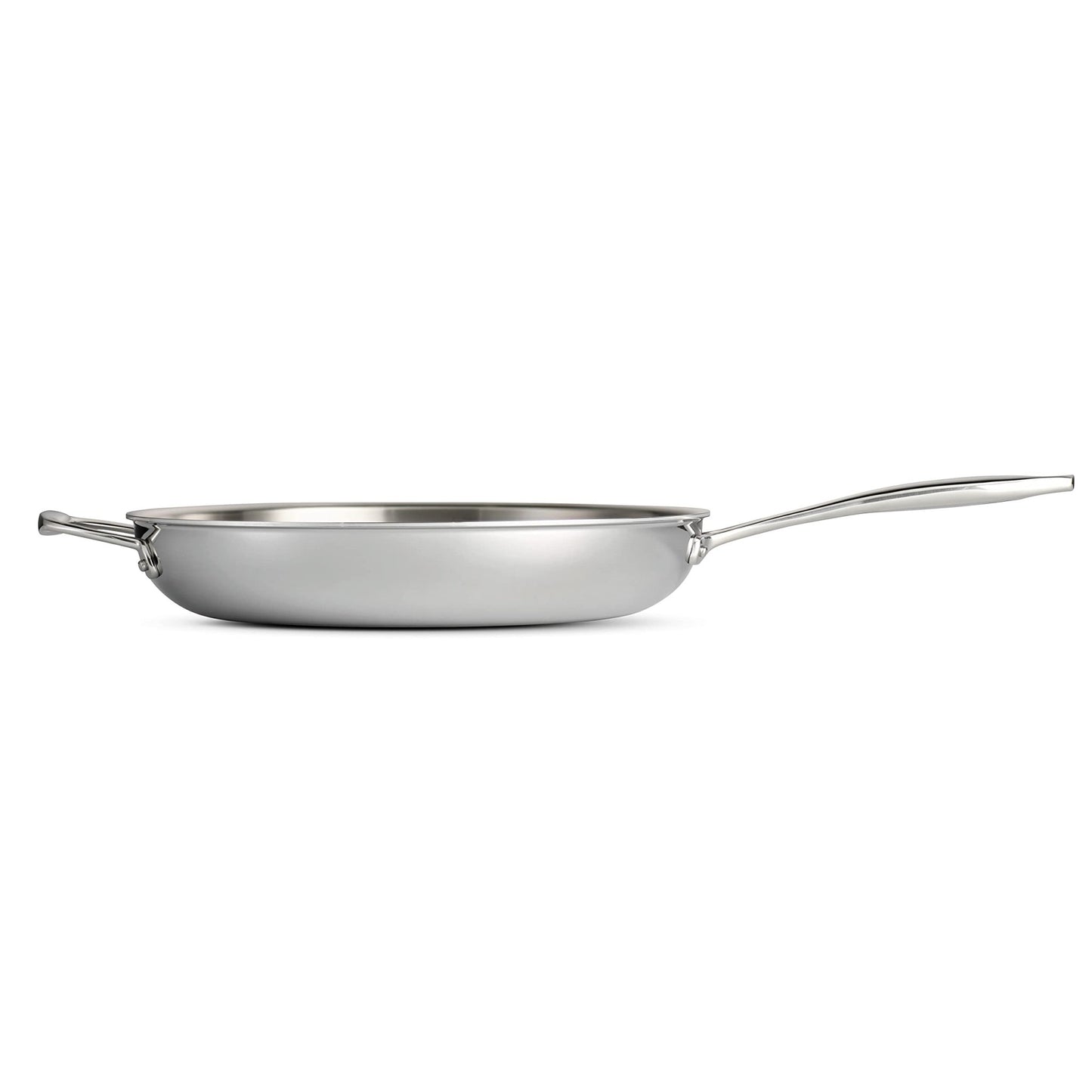 Tramontina Tri - Ply Clad Stainless Steel 12" Large Frying Pan - electronicsexpo.com - Frying Pans & Skillets