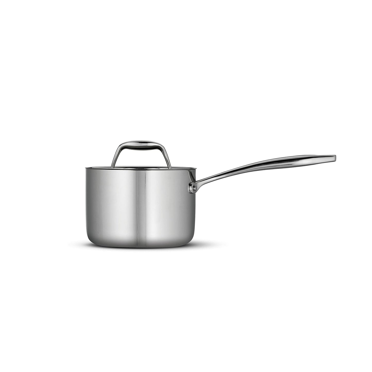 Tramontina Tri - Ply Clad Stainless Steel 1.5 - Quart Sauce Pan with Lid, Induction - Ready, Dishwasher - Safe, NSF - Certified, Made in Brazil - electronicsexpo.com - Sauce Pans & Sauciers