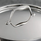 Tramontina Tri - Ply Clad Stainless Steel 8 - Quart Stock Pot with Lid, Induction - Ready Pasta Pot, Dishwasher - Safe, NSF - Certified, Made in Brazil - electronicsexpo.com - Sauce Pans & Sauciers