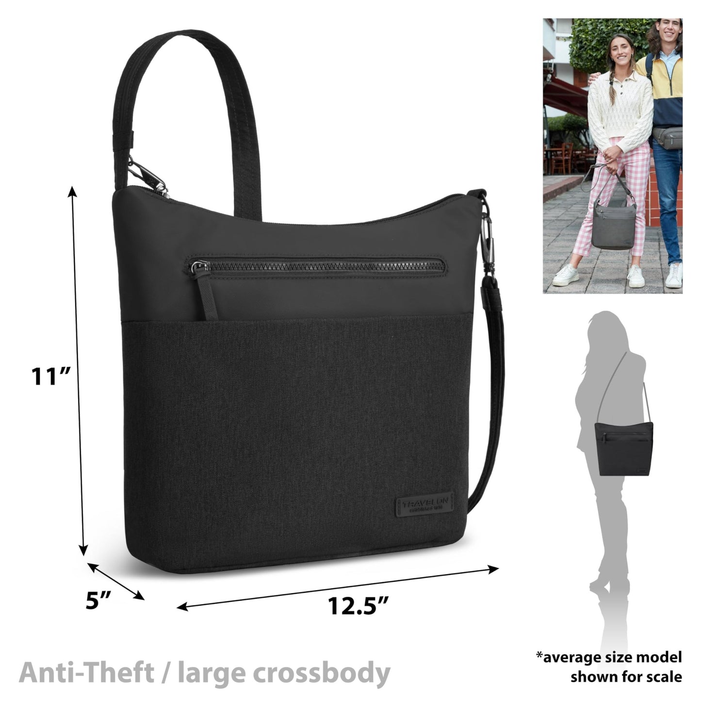 Travelon Anti - Theft Metro Crossbody - electronicsexpo.com - Travel Bags