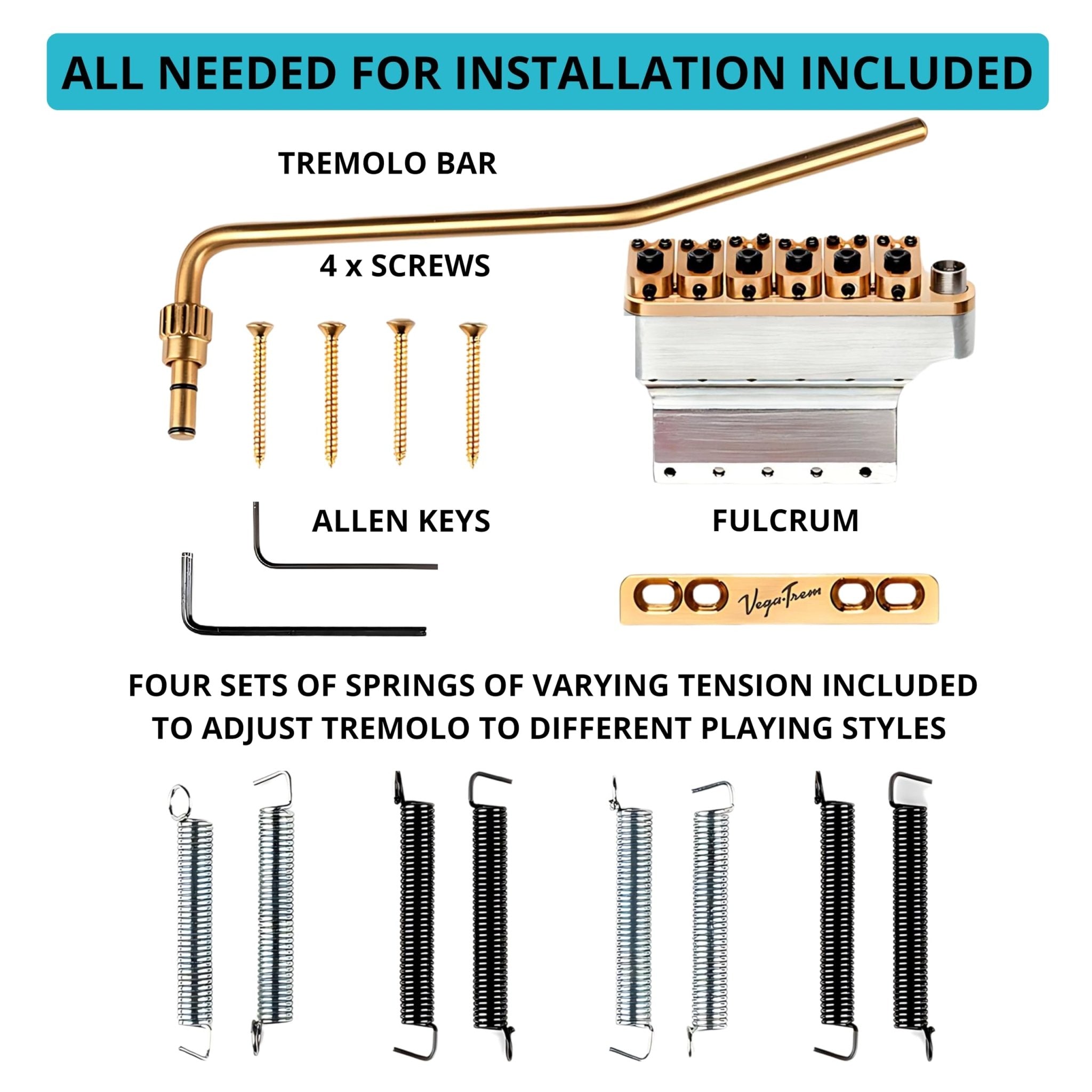 VegaTrem VT1 Ultra Trem Standard Gold