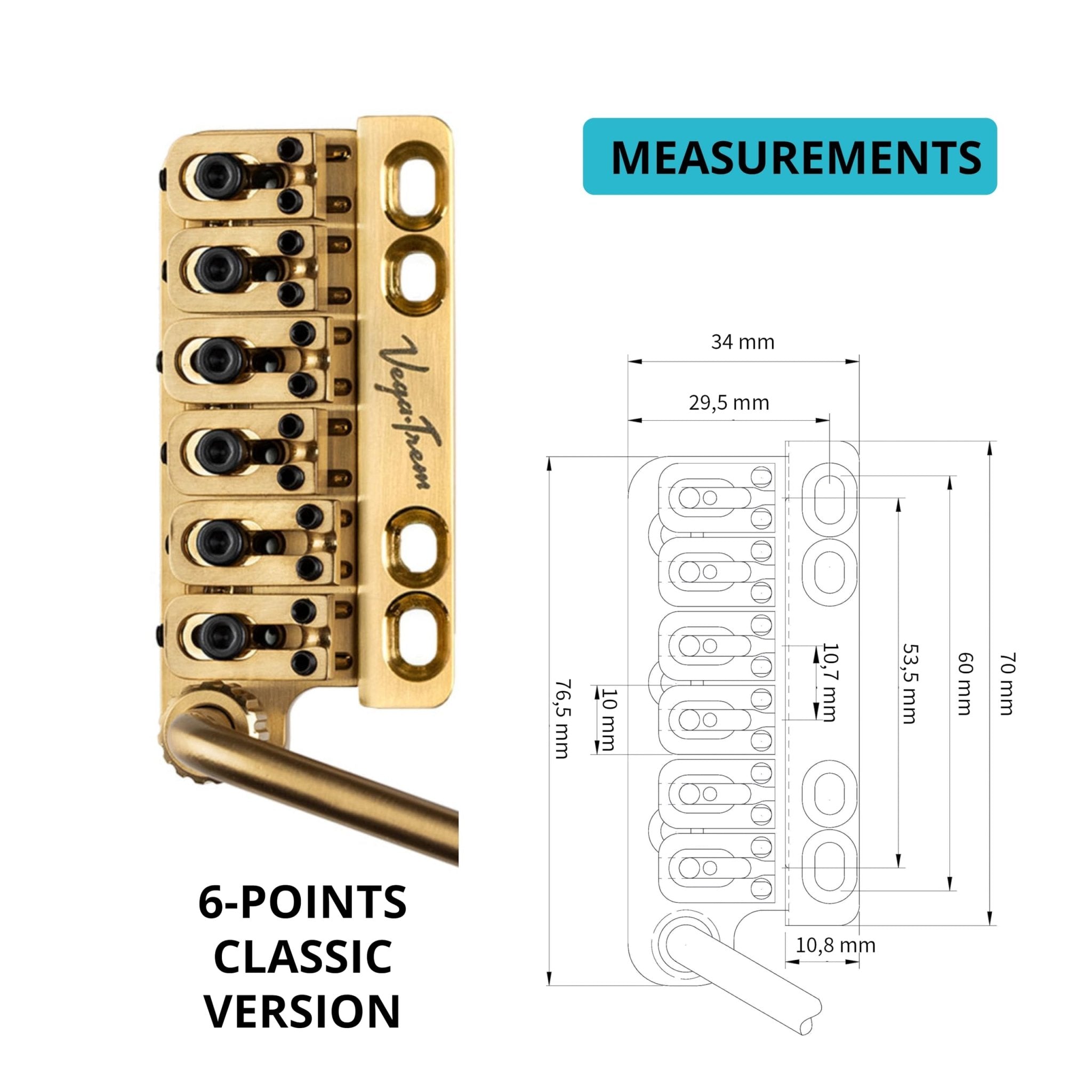 VegaTrem　vt-1 トレモロシステム standard VT1 Ultra Trem Standard | Buy Now Online | Vega-Trem