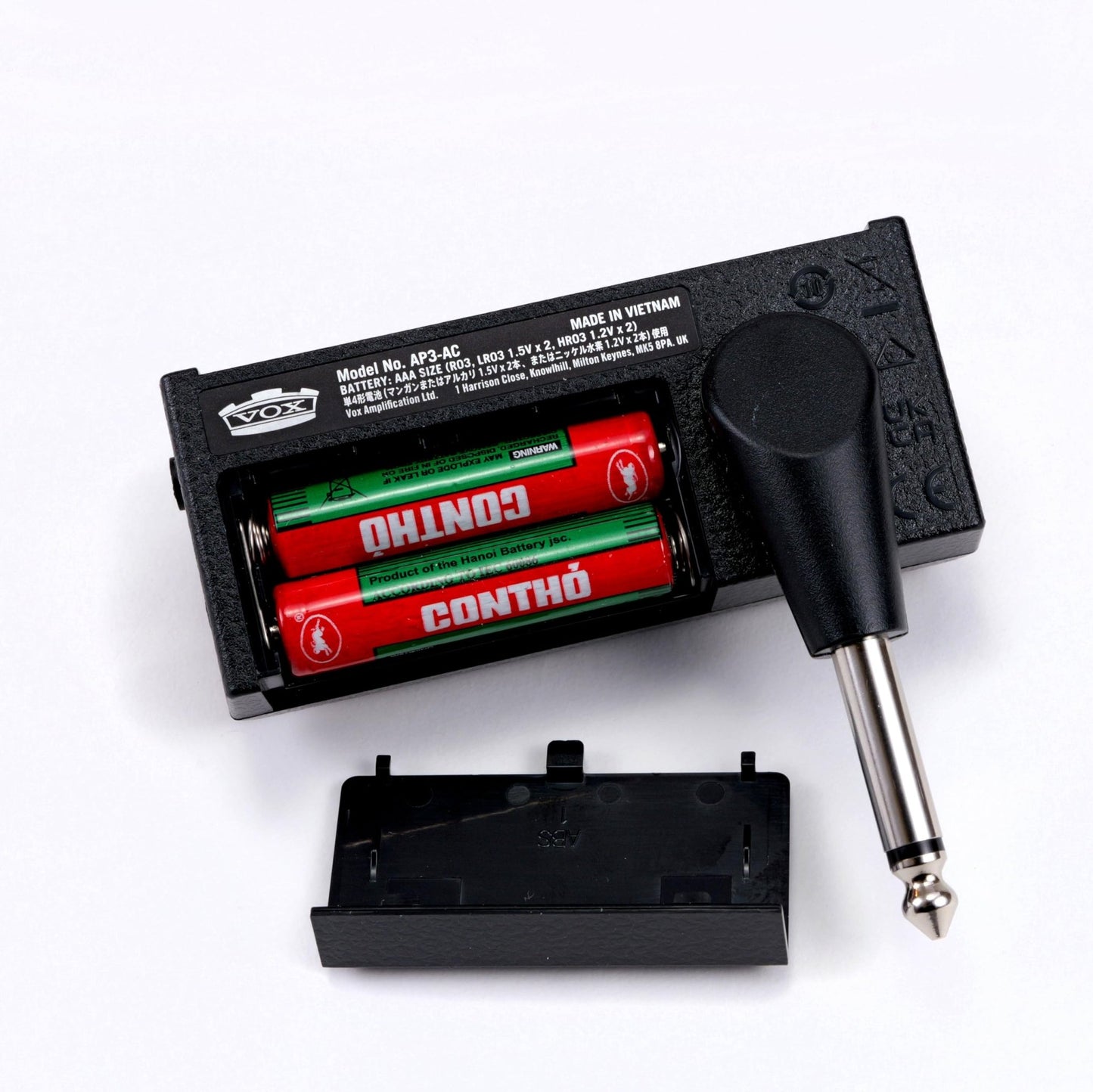 Vox amPlug 3 Modern Bass Headphone Bass Amplifier w/ 2 Channels, Stereo Effects, Built - in Rhythms, and Aux in Jack - electronicsexpo.com - Headphone Amplifiers