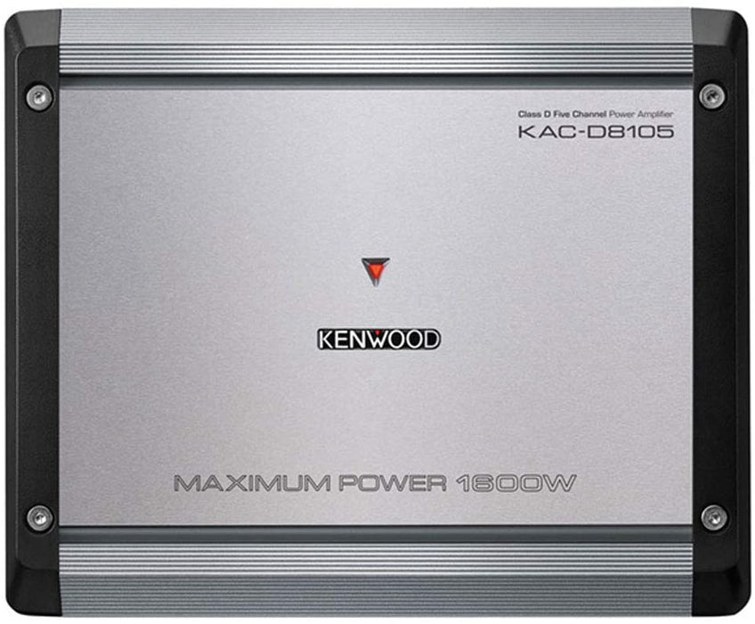Kenwood KAC-D8105 5-Channel 1600 Watts Max Power Amplifier (Open Box)