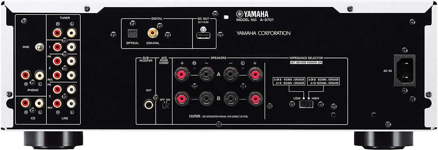 Yamaha A - S501 Natural Sound Integrated Stereo Amplifier - electronicsexpo.com - Integrated Amplifiers