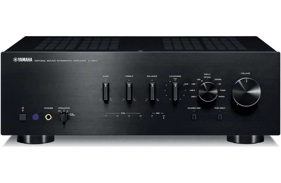 Yamaha A-S801 Integrated Stereo Amplifier with Built-In DAC (Certified Refurbished) - electronicsexpo.com-Integrated Amplifiers