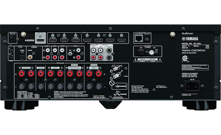Yamaha AVENTAGE RX - A2A 7.2 - Channel Home Theater Receiver (Certified Refurbished) - electronicsexpo.com - Home Theater Receivers