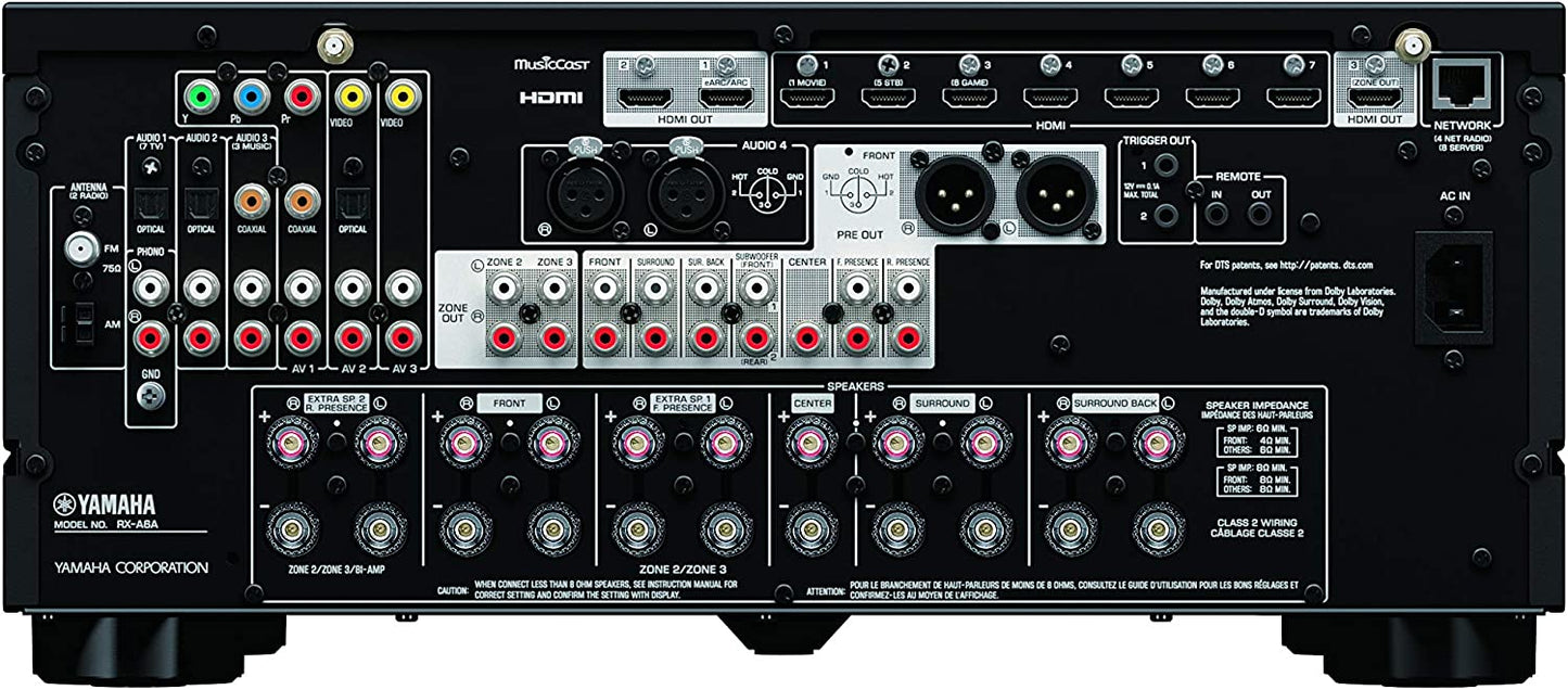 Yamaha AVENTAGE RX-A6A 9.2-Channel Home Theater Receiver (Open Box) - electronicsexpo.com-Home Theater Receivers