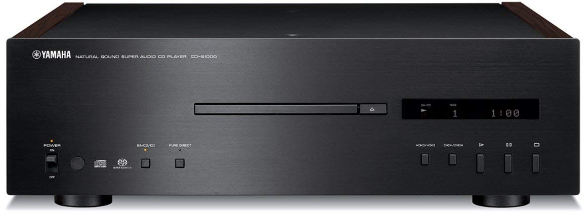 Yamaha CD - S1000BL Natural Sound Super Audio CD Player Black (Certified Refurbished) - electronicsexpo.com - CD Players