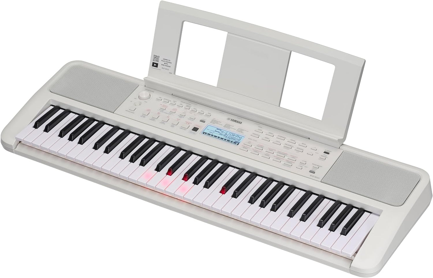 Yamaha EZ-310 61 Key Portable Keyboard with Lighted Keys with Music Rest, Power Adapter - electronicsexpo.com-Keyboards