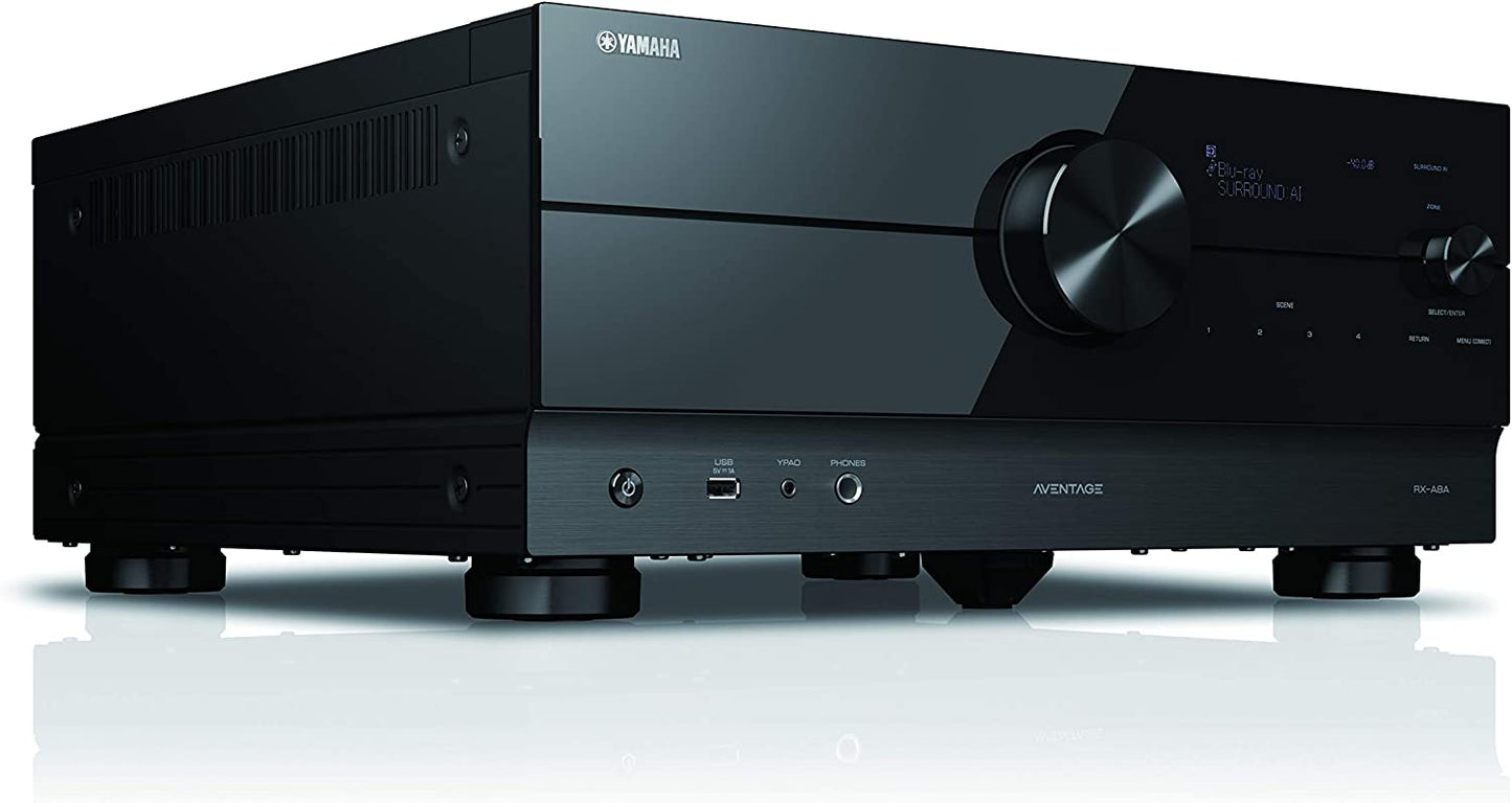 Yamaha RX - A8A AVENTAGE 11.2 - Channel AV Receiver with MusicCast (Certified Refurbished) - electronicsexpo.com - Home Theater Receivers
