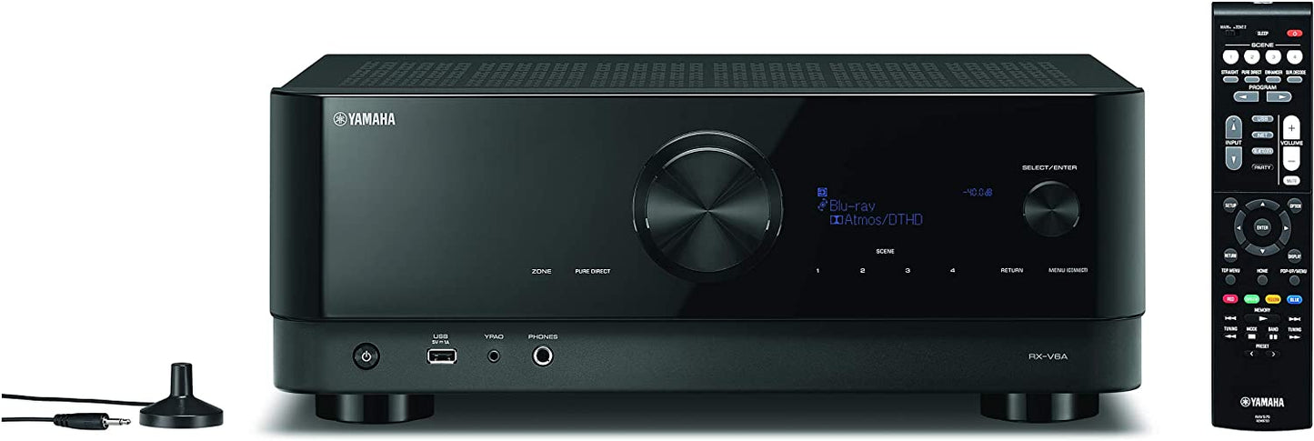 Yamaha RX - V6A 7.2 Channel 8K Home Theater AV Receiver (Open Box) - electronicsexpo.com - Home Theater Receivers