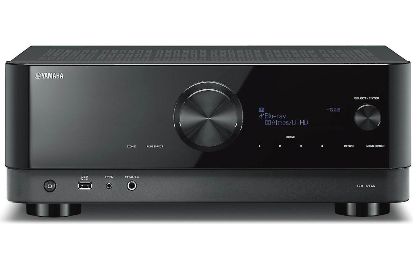 Yamaha RX - V6A 7.2 Channel 8K Home Theater AV Receiver (Open Box) - electronicsexpo.com - Home Theater Receivers