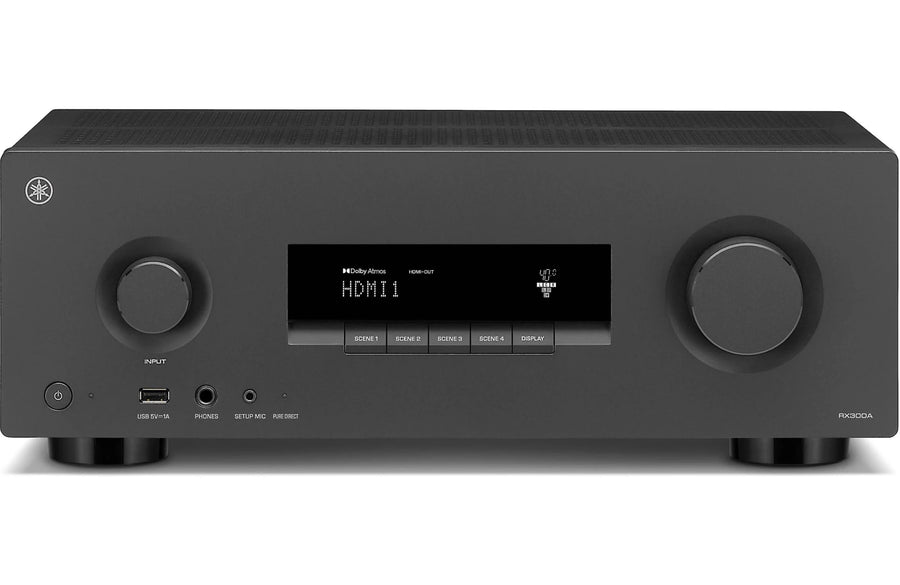 Yamaha RX300A 5.2-Channel Home Theater Receiver with Dolby Atmos and Bluetooth - electronicsexpo.com-Home Theater Receivers