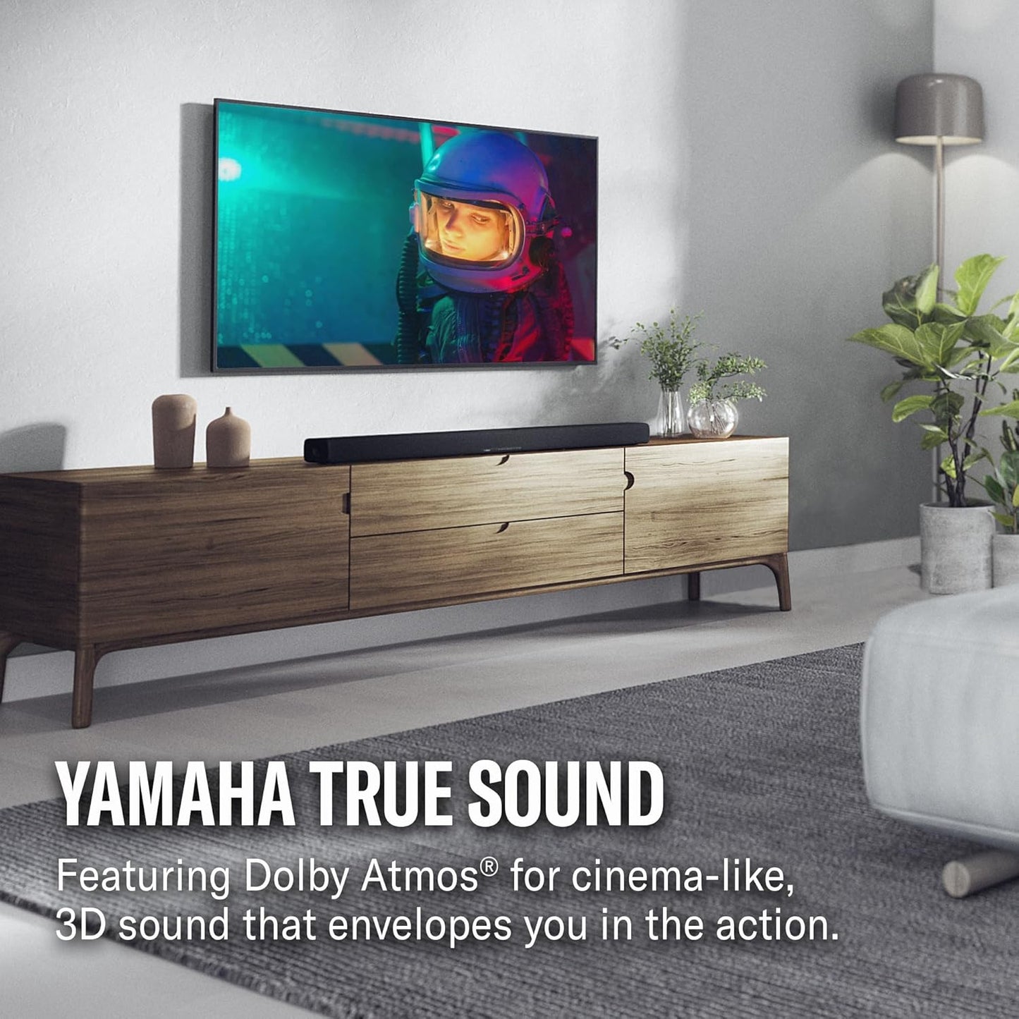 Yamaha True X BAR 40A with Dolby Atmos, Built - in Subwoofers, and Alexa Built - in - electronicsexpo.com - Soundbars