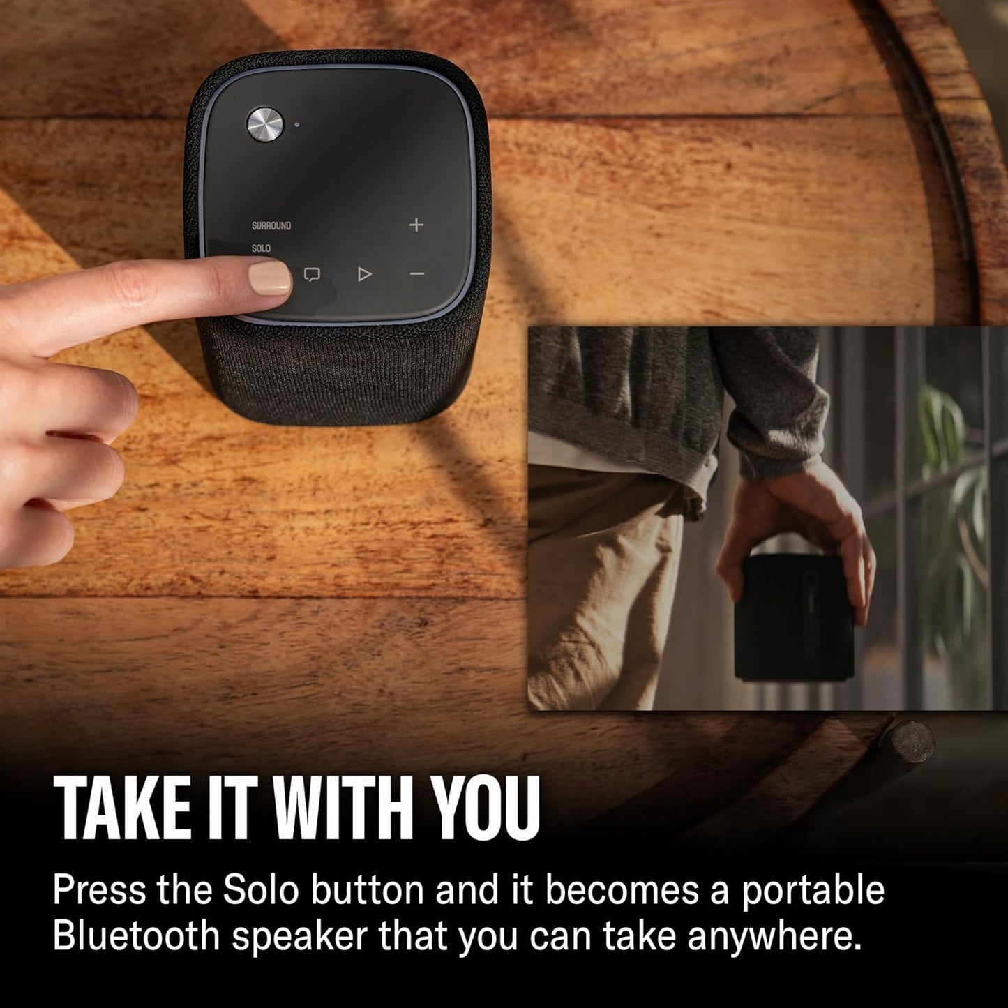 Yamaha True X Speaker 1A Wireless Battery - Powered Rear Speaker with Bluetooth for Yamaha True X Sound Bars - electronicsexpo.com - Wireless Multi Room System