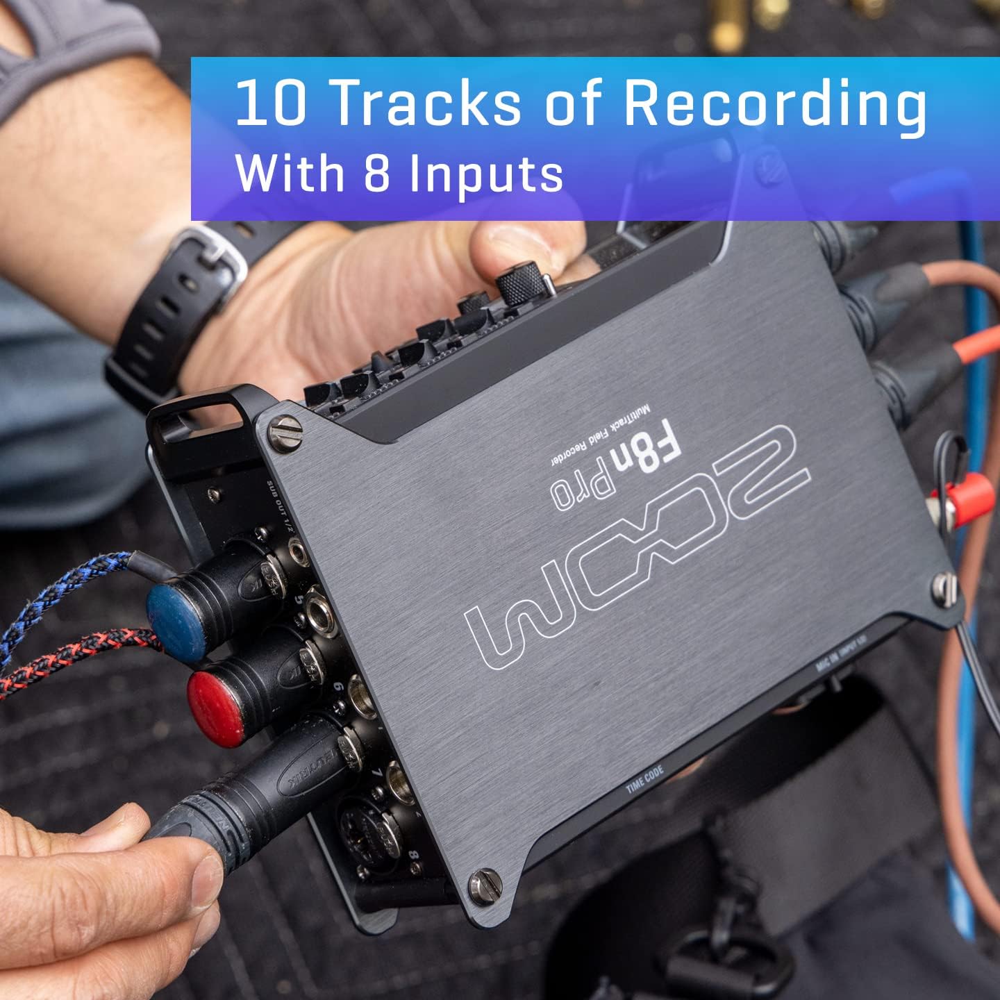 Zoom F8N Pro Professional Field Recorder/Mixer 10 - Channel Recorder - electronicsexpo.com - Pro Mixers