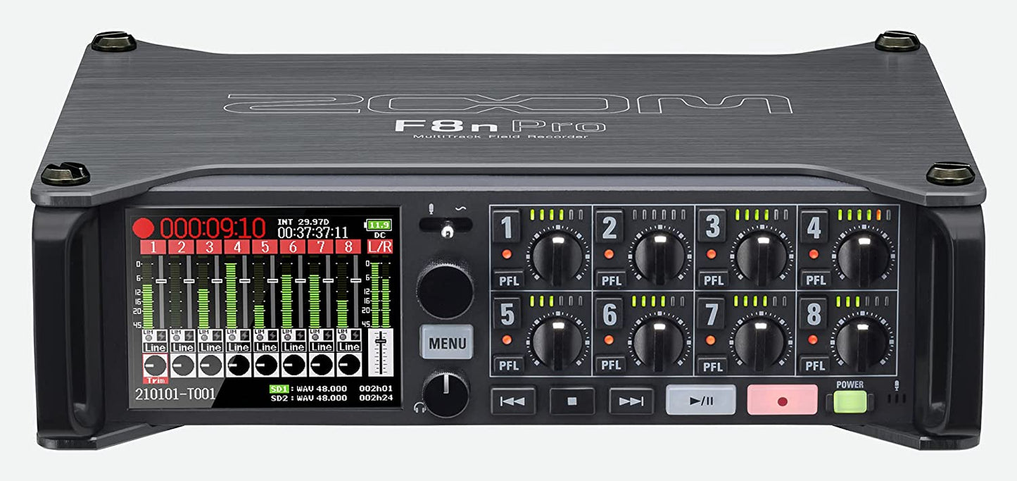 Zoom F8N Pro Professional Field Recorder/Mixer 10 - Channel Recorder - electronicsexpo.com - Pro Mixers