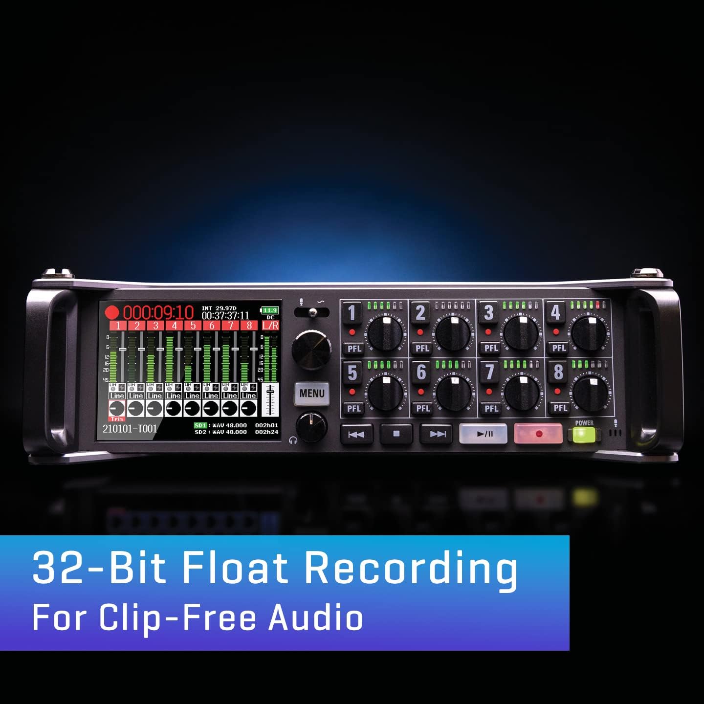 Zoom F8N Pro Professional Field Recorder/Mixer 10 - Channel Recorder - electronicsexpo.com - Pro Mixers