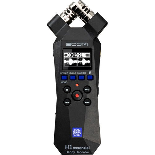 Zoom H1essential 2 - Track 32 - Bit Float Portable Audio Recorder - electronicsexpo.com - Microphones