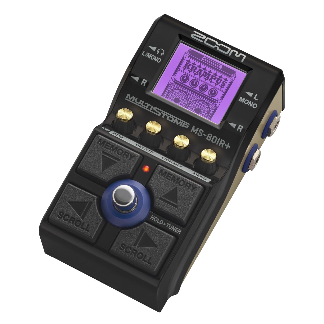 Zoom MS - 80IR+ MultiStomp Amp & Cabinet Modeler Pedal with 23 Amp Models - electronicsexpo.com - Guitar Pedals & Effects
