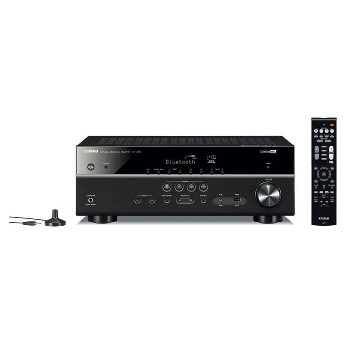 Yamaha RXV385BL 5.1 Channel Home Theater Receiver (Certified Refurbished)