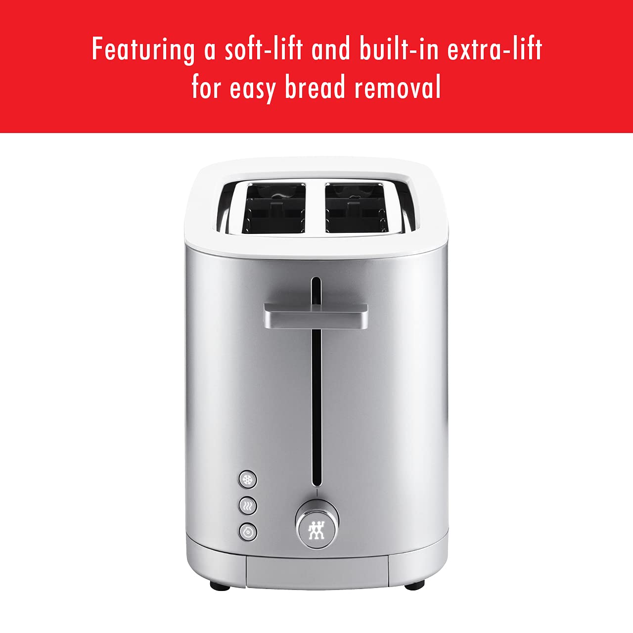 ZWILLING Enfinigy 2 Slice Toaster with Extra Wide 1.5" Slots for Bagels - electronicsexpo.com - Toasters