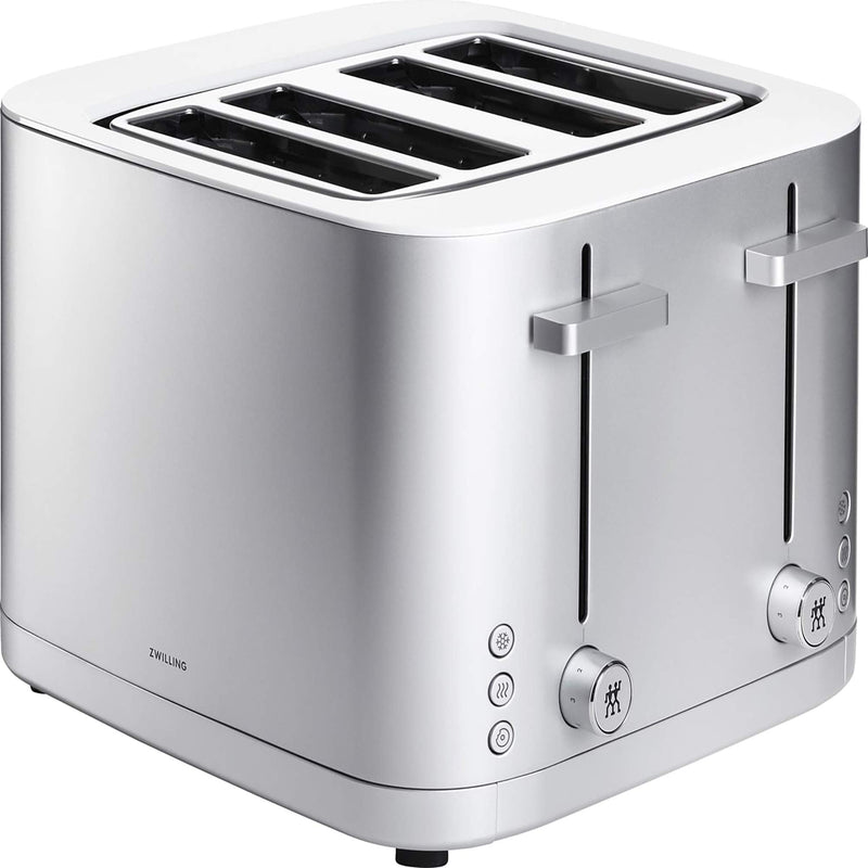 ZWILLING Enfinigy 4 Slice Toaster with Extra Wide 1.5" Slots for Bagels + 7 Toast Settings - electronicsexpo.com - Toasters