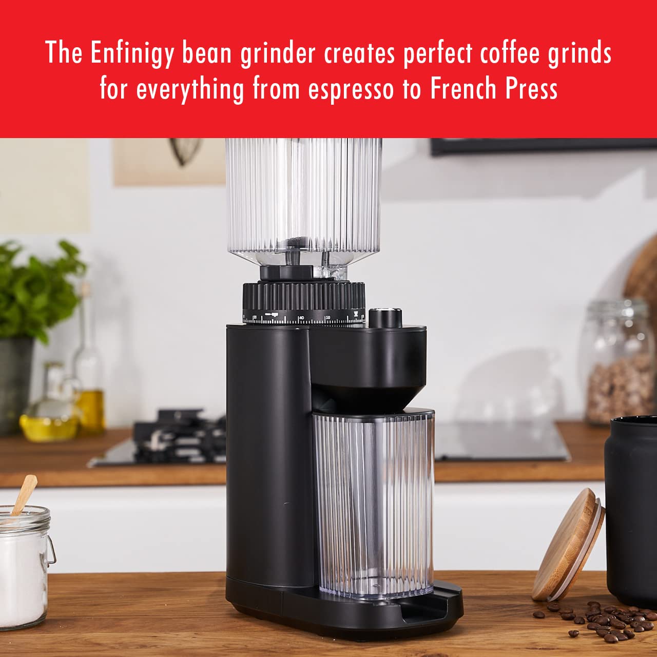ZWILLING Enfinigy Burr Coffee Grinder Electric, 140 Coffee Grinding Options from Espresso to Drip Coffee, Black - electronicsexpo.com - Coffee Grinders