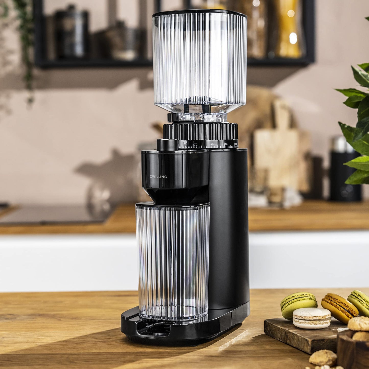 ZWILLING Enfinigy Burr Coffee Grinder Electric, 140 Coffee Grinding Options from Espresso to Drip Coffee, Black - electronicsexpo.com - Coffee Grinders