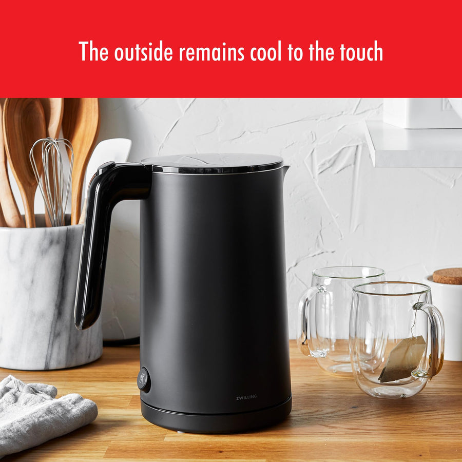 ZWILLING Enfinigy Cool Touch 1 - Liter Electric Kettle, Cordless Tea Kettle & Hot Water - electronicsexpo.com - Electric Kettles