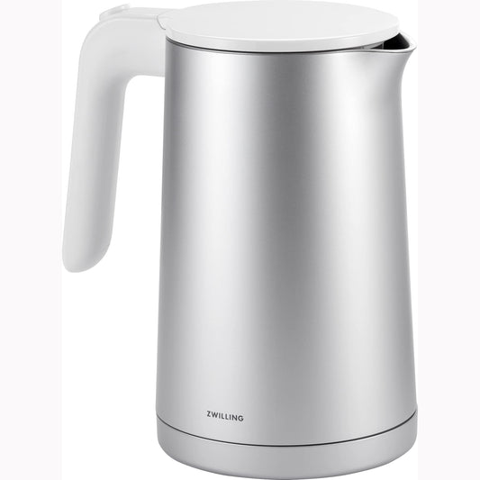 ZWILLING Enfinigy Cool Touch 1 - Liter Electric Kettle, Cordless Tea Kettle & Hot Water - Silver - electronicsexpo.com - Electric Kettles