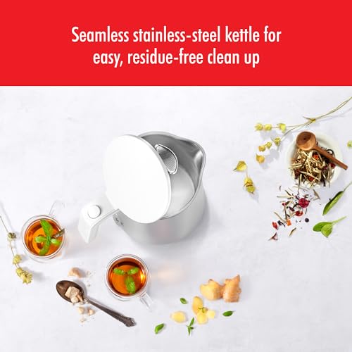 ZWILLING Enfinigy Cool Touch 1 - Liter Electric Kettle, Cordless Tea Kettle & Hot Water - Silver - electronicsexpo.com - Electric Kettles