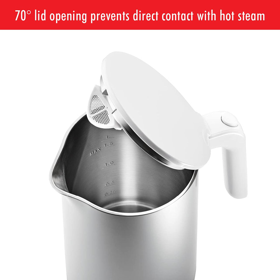 ZWILLING Enfinigy Cool Touch 1.5 - Liter Electric Kettle Pro, Cordless Tea Kettle & Hot Water - electronicsexpo.com - Electric Kettles