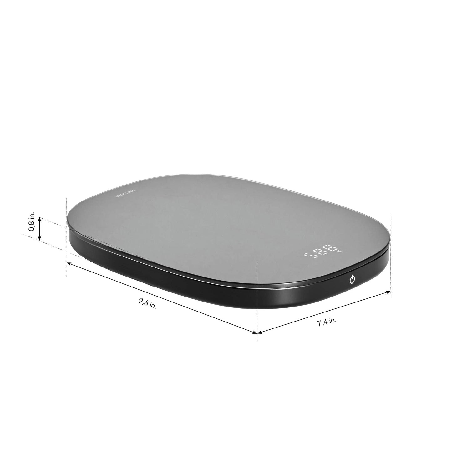 ZWILLING Enfinigy Digital Kitchen Scale, 22 lb Capacity, Measures in Grams & Ounces (Black) - electronicsexpo.com - Food Scales