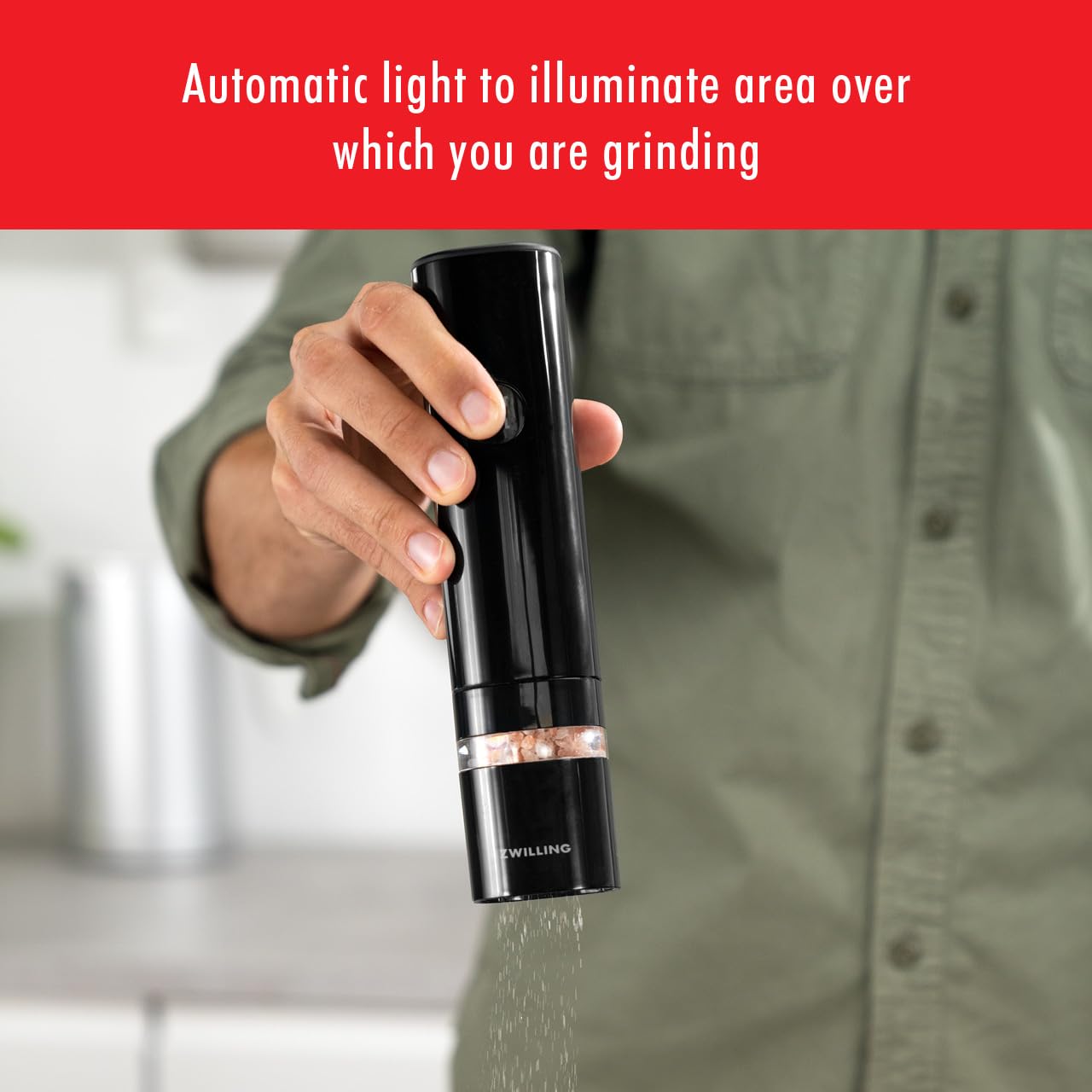 ZWILLING Enfinigy Electric Salt/Pepper Mill - electronicsexpo.com - Electric Grinders