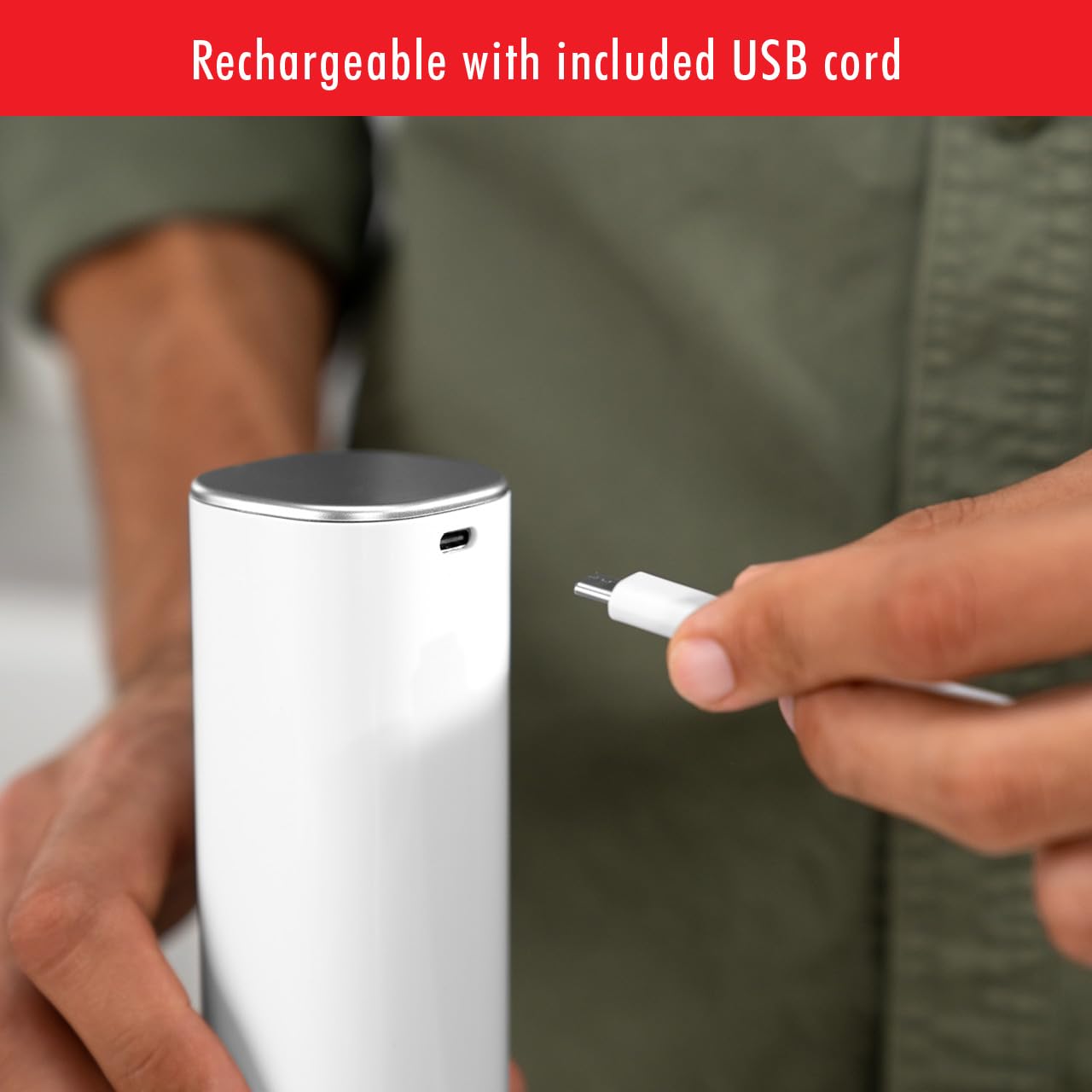 ZWILLING Enfinigy Electric Salt/Pepper Mill - White - electronicsexpo.com - Electric Grinders