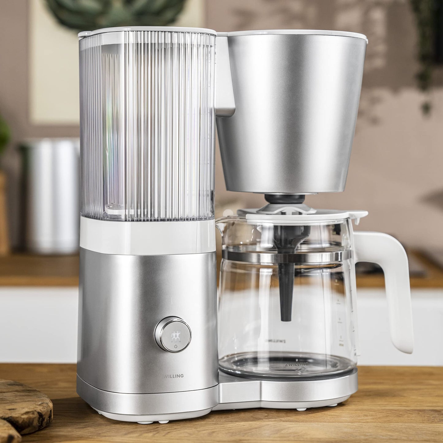 ZWILLING Enfinigy Glass Drip Coffee Maker 12 Cup, Awarded the SCA Golden Cup Standard, Silver - electronicsexpo.com - Coffee Machines