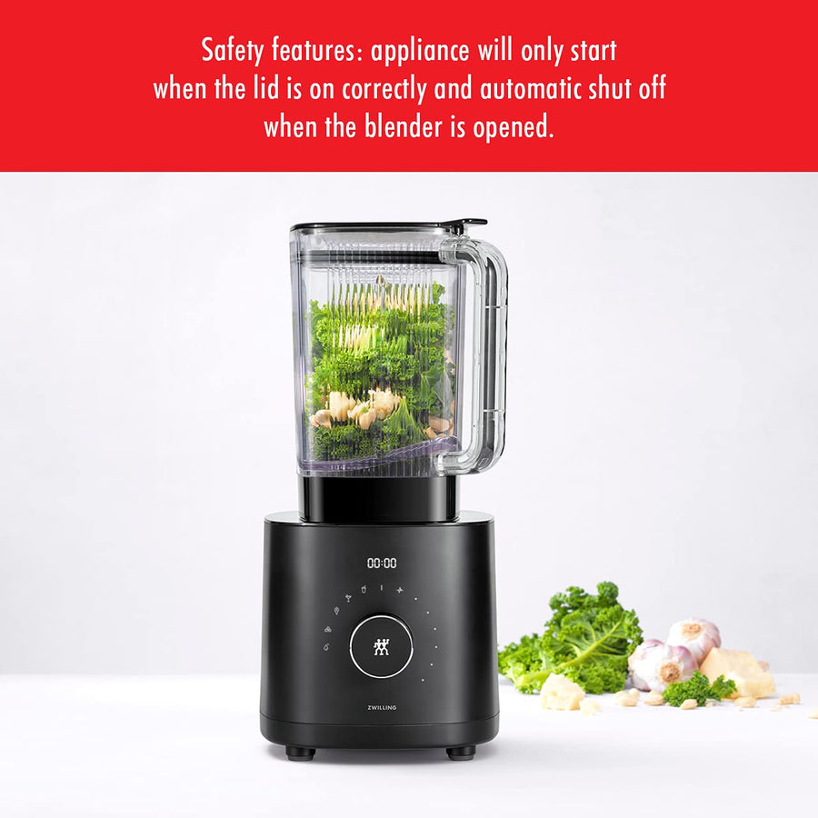 ZWILLING Enfinigy Power Blender, Piranha Teeth Winglet Blade for Ultimate Blending - electronicsexpo.com - Blenders