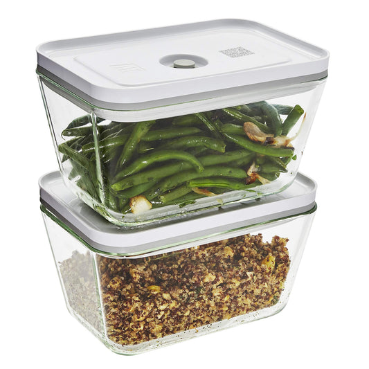 ZWILLING Fresh & Save 2 - pc Large Glass Airtight Food Storage Container, Meal Prep Container - electronicsexpo.com - Food Storage Containers