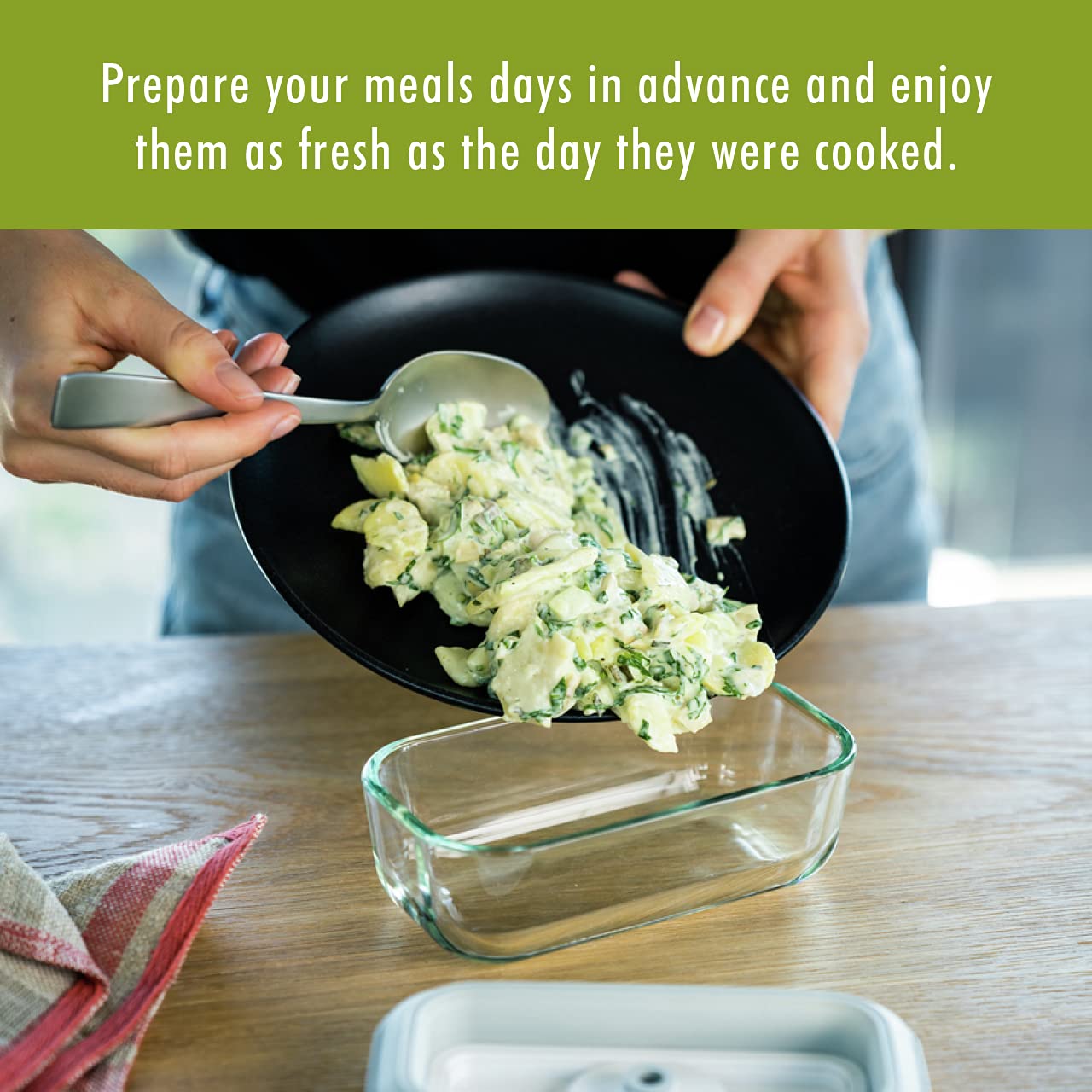 ZWILLING Fresh & Save 2 - Piece Small Glass Airtight Food Storage Container, Meal Prep Container - electronicsexpo.com - Food Storage Containers