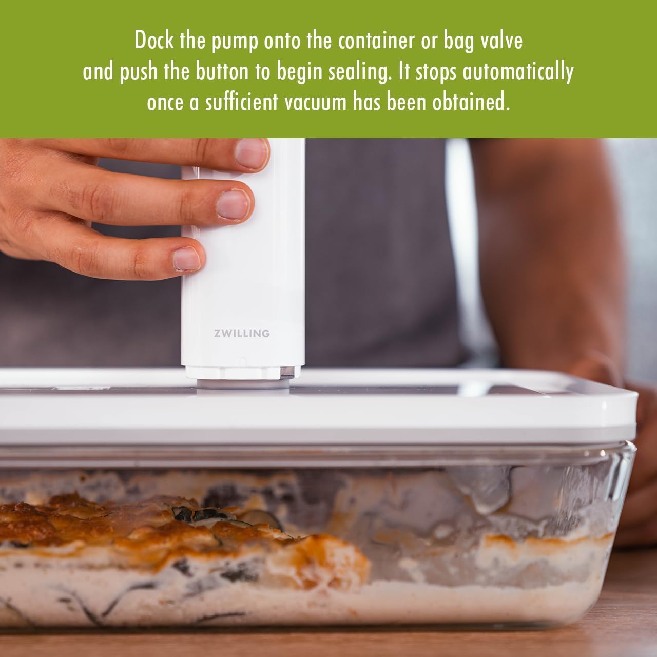 ZWILLING Fresh & Save Handheld Vacuum Sealer Machine for Easy Storage - electronicsexpo.com - Vacuum Sealers