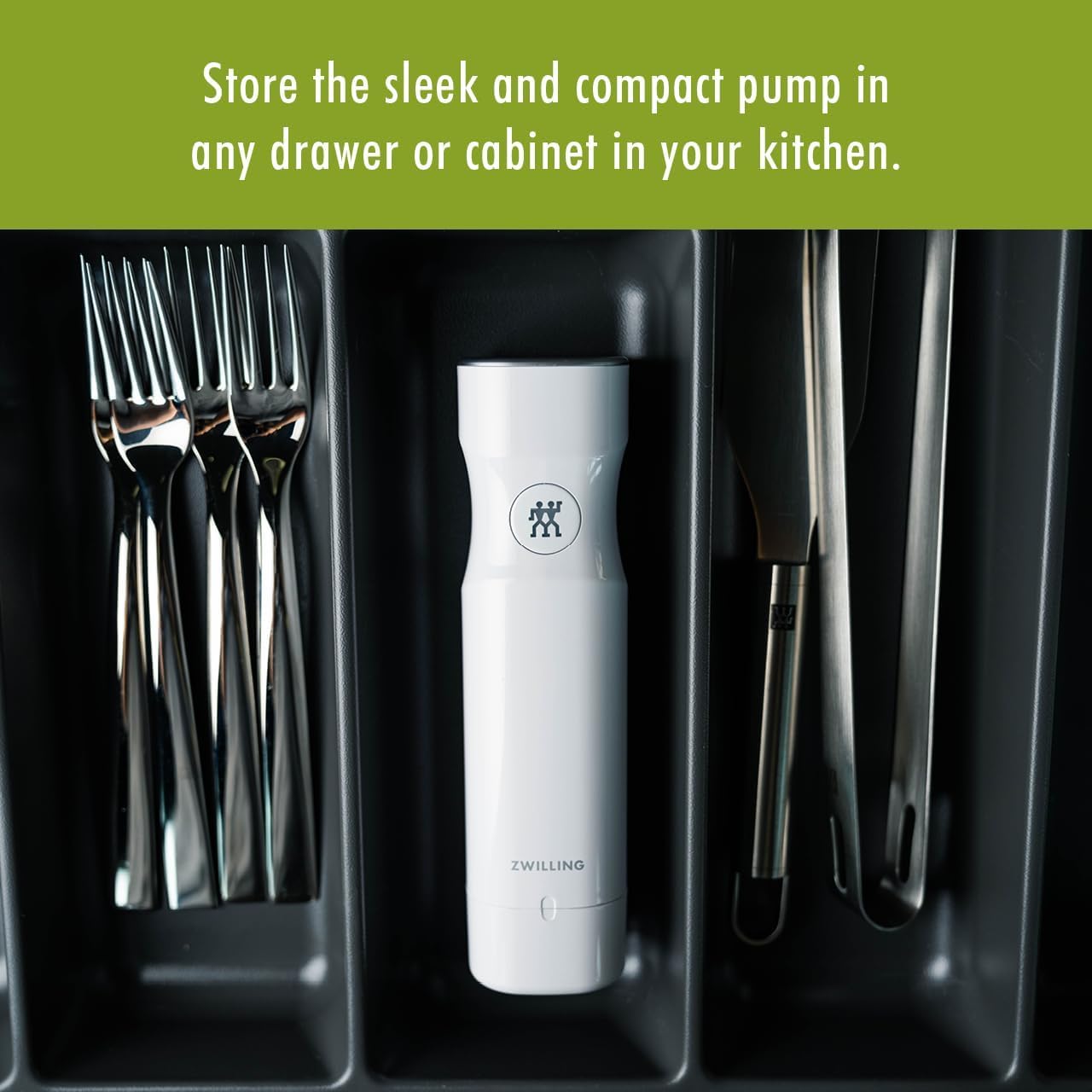 ZWILLING Fresh & Save Handheld Vacuum Sealer Machine for Easy Storage - electronicsexpo.com - Vacuum Sealers