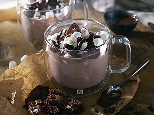 ZWILLING Sorrento Plus 2 - pc Double - Wall Glass Cappuccino Mug Set - electronicsexpo.com - Coffee Mugs