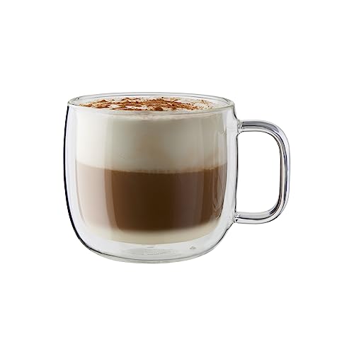 ZWILLING Sorrento Plus 2 - pc Double - Wall Glass Cappuccino Mug Set - electronicsexpo.com - Coffee Mugs