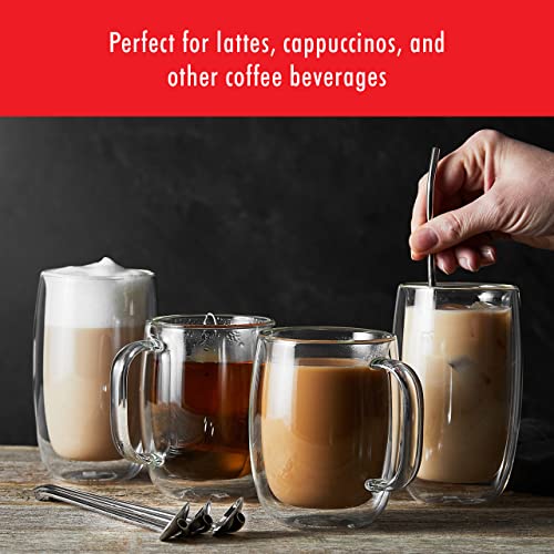 ZWILLING Sorrento Plus 2 - pc Double - Wall Glass Coffee Mug Set, 12 - oz, 355ml - electronicsexpo.com - Coffee Mugs