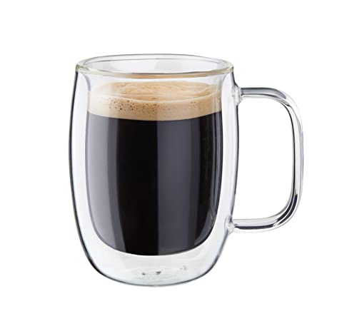 ZWILLING Sorrento Plus 2 - pc Double - Wall Glass Double Espresso Mug Set - electronicsexpo.com - Coffee Mugs