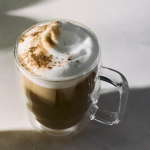 ZWILLING Sorrento Plus 2 - pc Double - Wall Glass Latte Mug Set, 15 - oz, 450ml - electronicsexpo.com - Coffee Mugs