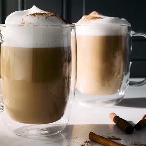 ZWILLING Sorrento Plus 2 - pc Double - Wall Glass Latte Mug Set, 15 - oz, 450ml - electronicsexpo.com - Coffee Mugs